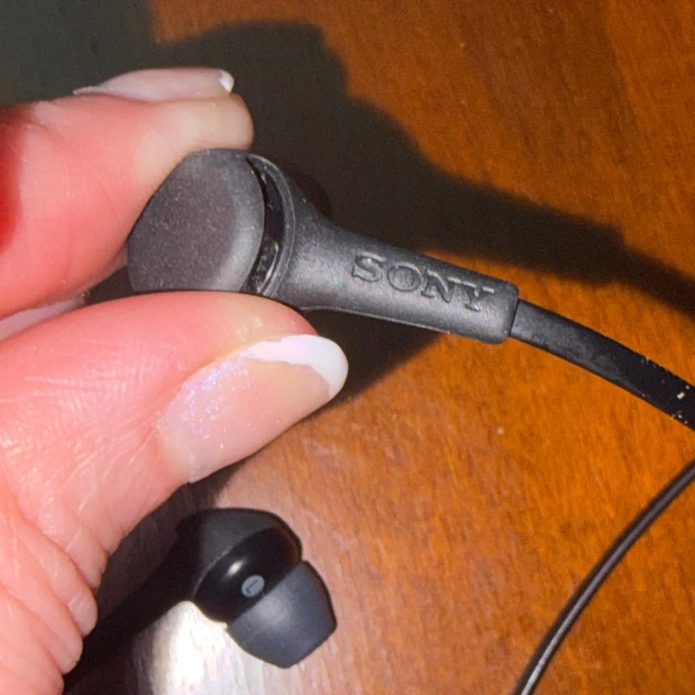 Sony Black Earbud Headphones